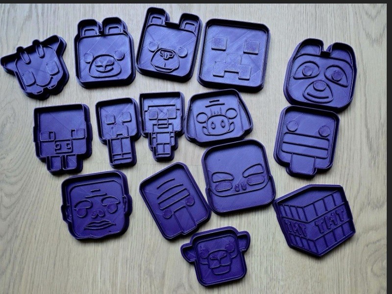 Minecraft COOKIE CUTTER set