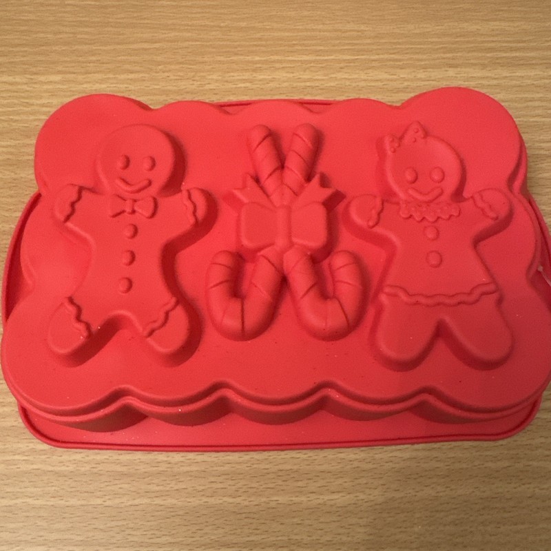 Christmas Silicone Mold Gingerbread Man & Women And Candy Canes gallery