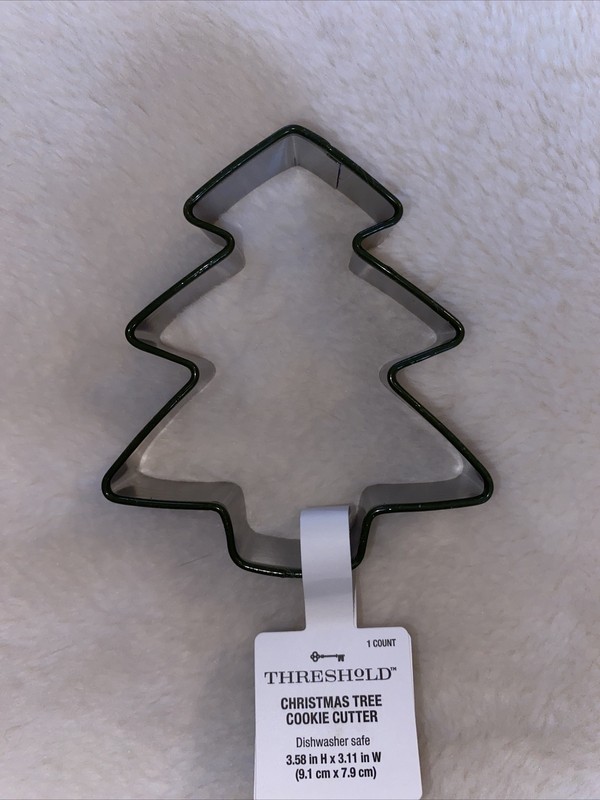 Threshold Target Cookie Cutter Christmas Tree Holiday Stainless Steel Baking