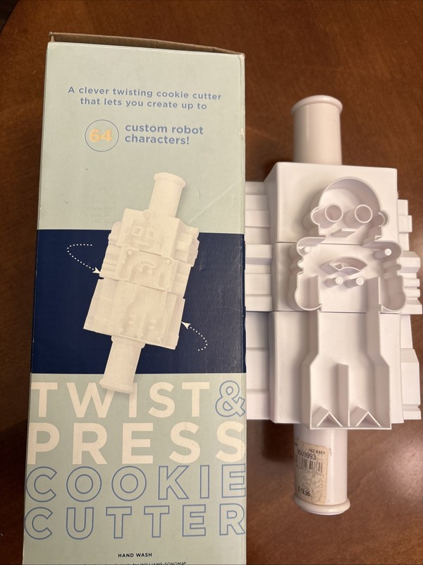 Williams-Sonoma Twist Press Cookie Cutter Robot Transformer 64 Custom Characters gallery