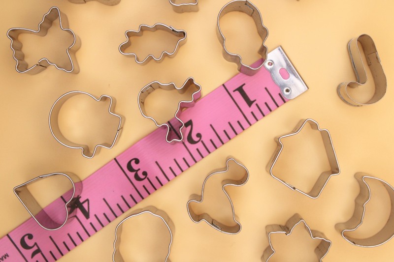 Mini Cookie Cutters 20Pk 1" Christmas Shapes for Miniature Baking, Fondant, Clay gallery
