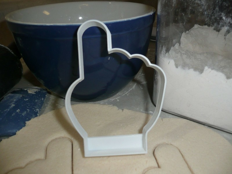 FOAM HAND FINGER NUMBER 1 ONE TEAM SUPPORT SPORTS COOKIE CUTTER USA PR2861 gallery