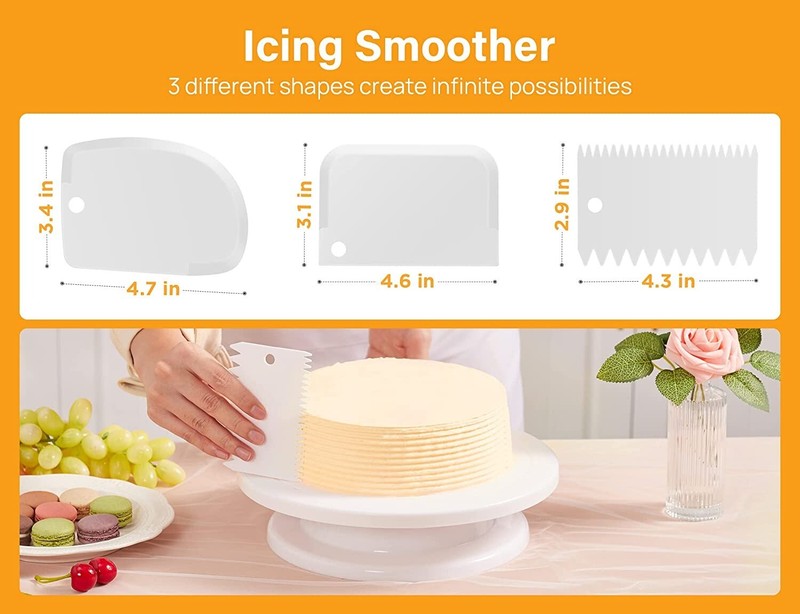 Soporte Para Pasteles Plato Giratorio Para Pastel Rotating Cake Stand Turntable gallery