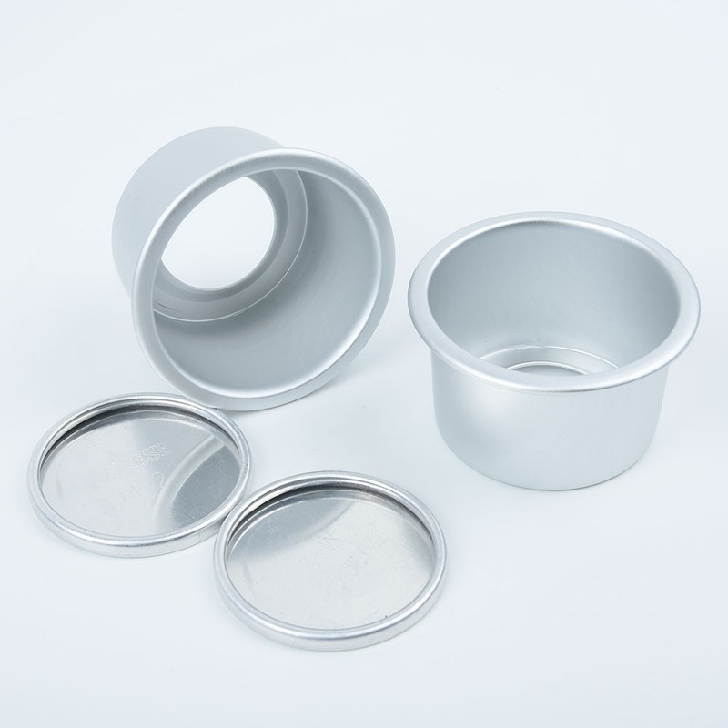 5 Pcs 2.5 Inch Anodized Aluminum For MINI Cake For Mold Set Nonstick Baking gallery