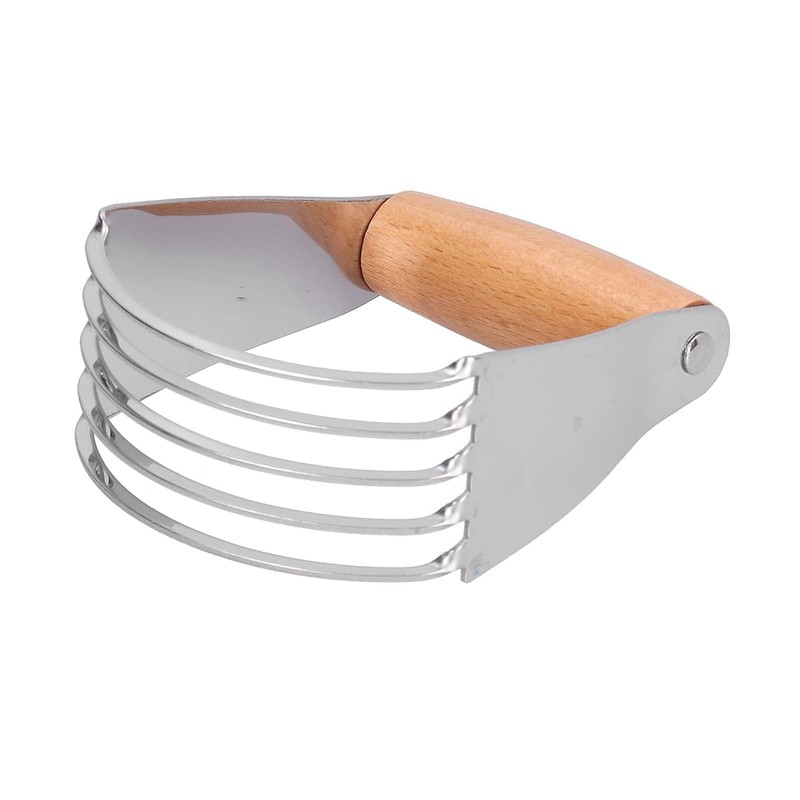 Dough Blender, Stainless Steel Pastry Cutter Heavy Duty Dough Cutter with Bla…