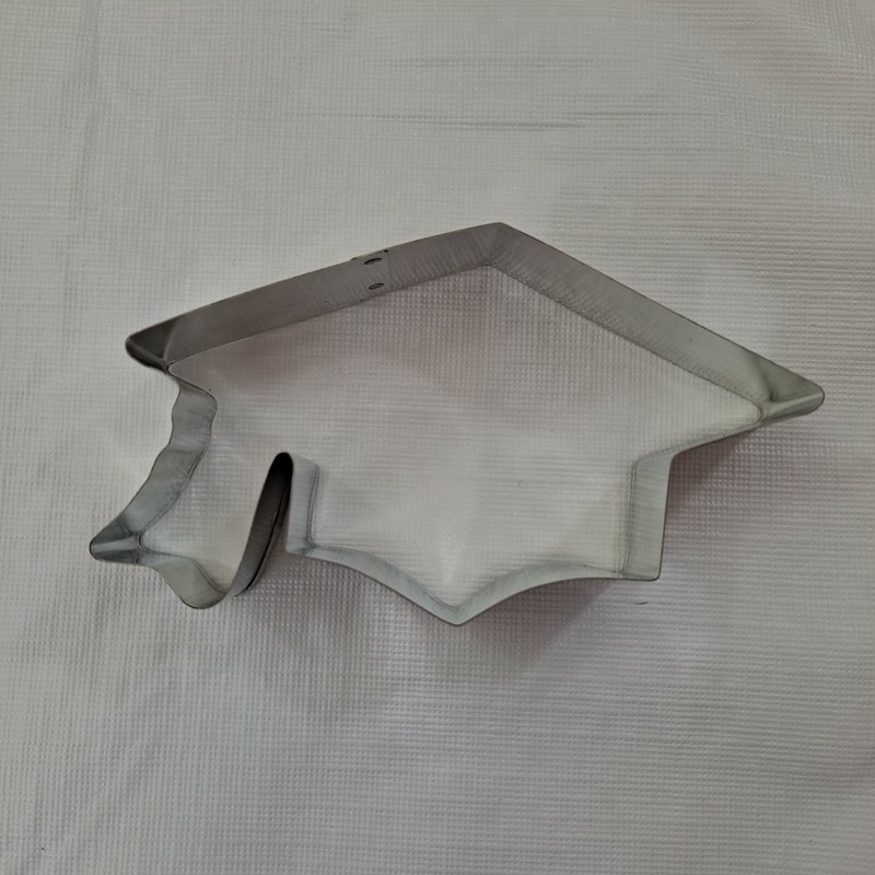 Graduation Cap Cookie Cutter Metal Mortar Board Ann Clark 8070A gallery