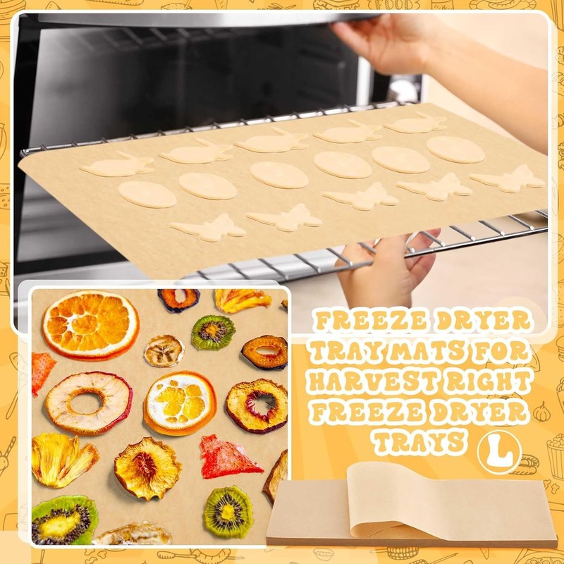 300 Pcs Freeze Dryer Tray Mats patible with Harvest Right, gallery