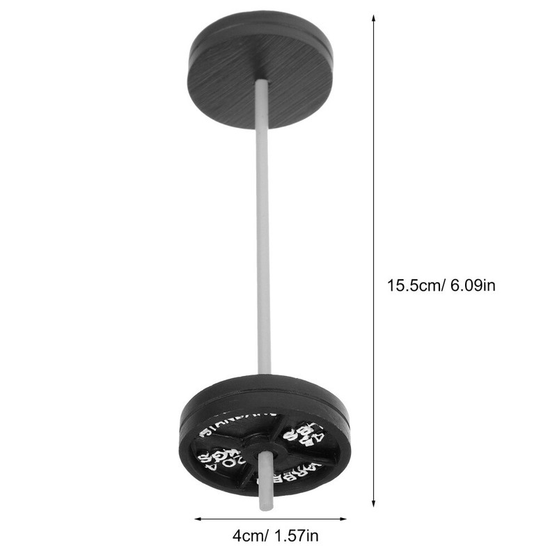 Miniature Barbell Doll House Sports Equipment Model Barbell Mini Fitness Barbell gallery