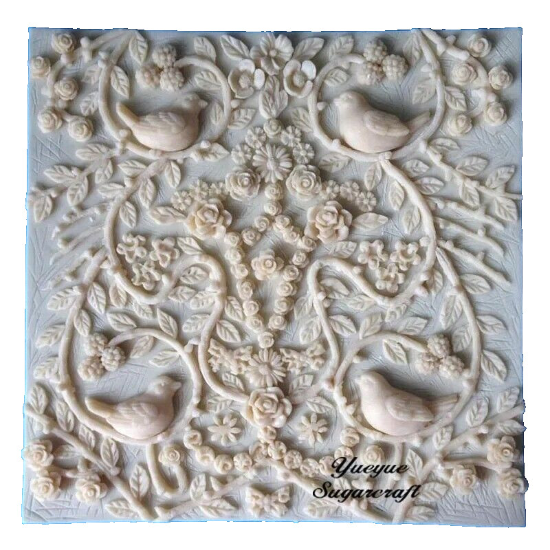 3D Birds Silicone Mold Cake Decorating Tool Fondant Chocolate Gumpaste Mould