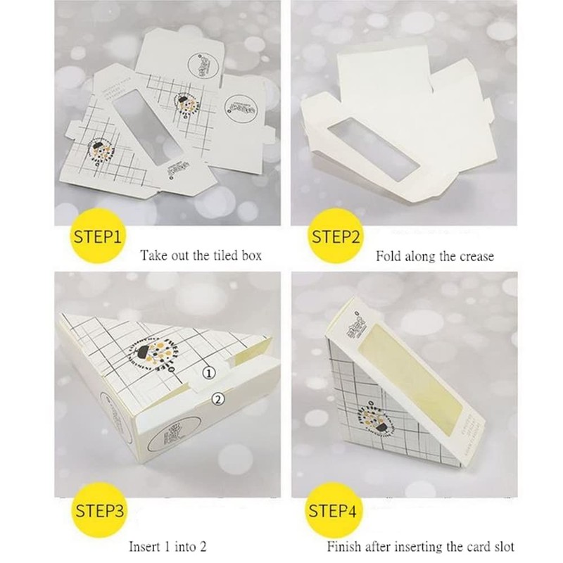 100 Pcs Sandwich Box,Sandwich wedge eco-friendly takeaway box with window dis... gallery