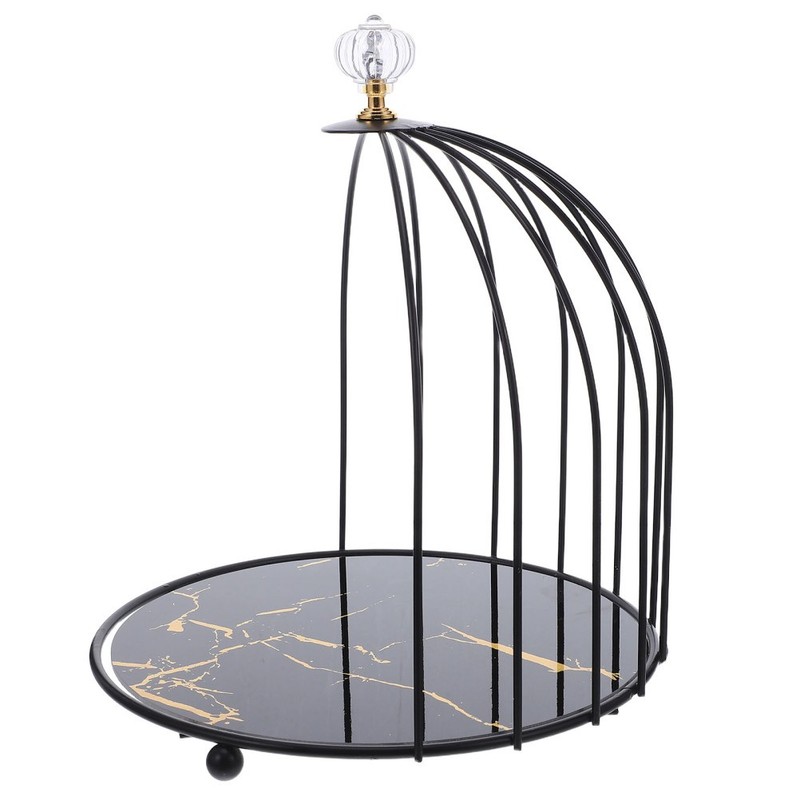 Dessert Display Stand Cake Tray Bird Cage Decor Birdcage Candle Holder gallery