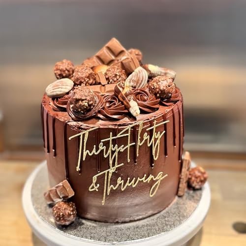 30th Birthday Cake Decorations - Flirty and Thriving - Cheers gallery