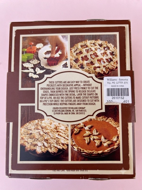 Williams Sonoma Autumn Cookie Cutters Assortment Lot (3 Sets) gallery