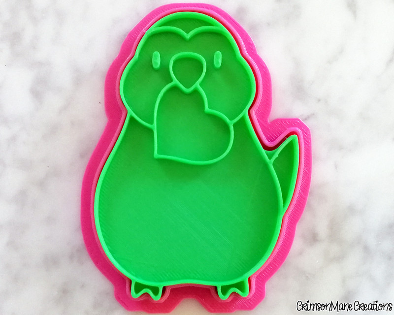 Lovebird Parrot Cookie Cutter, Pet Birds Biscuit Baking Supplies, Fondant Tool gallery