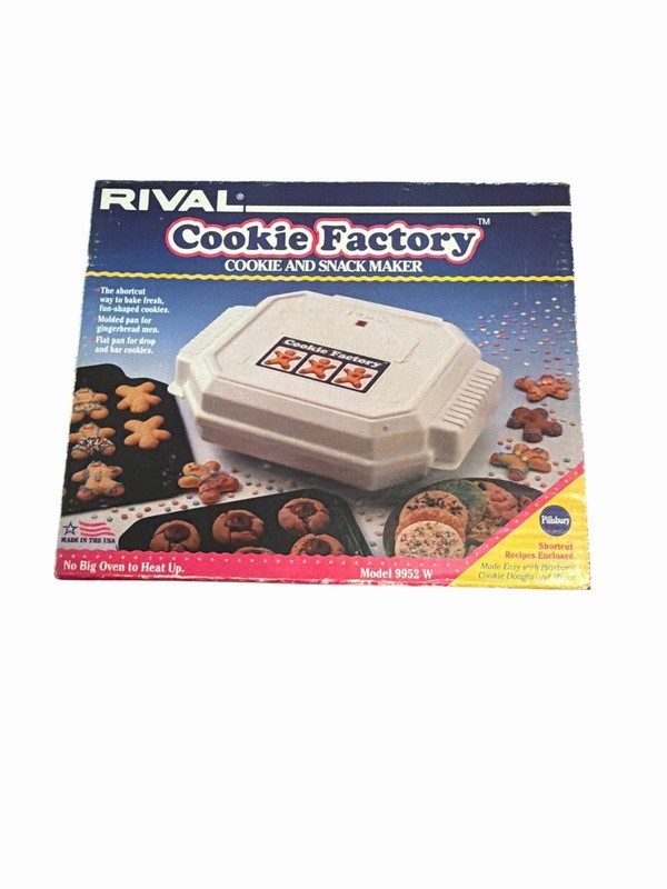VTG Rival Cookie Factory Cookie And Snake Maker, In Original Packaging Never Use