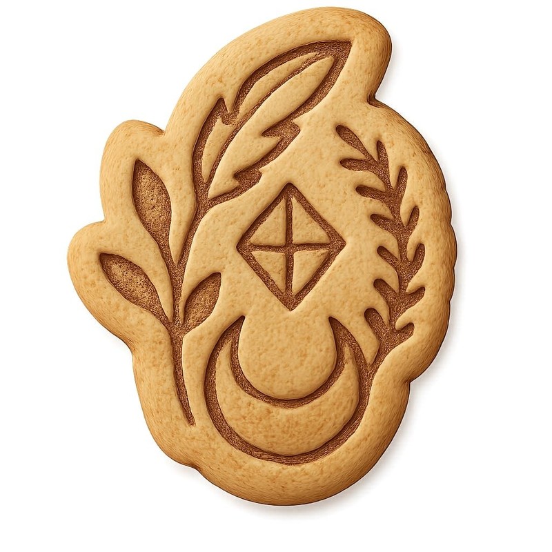 Vintage Boho Cookie Cutter & Stamp, Fondant & Clay – 4×3.2