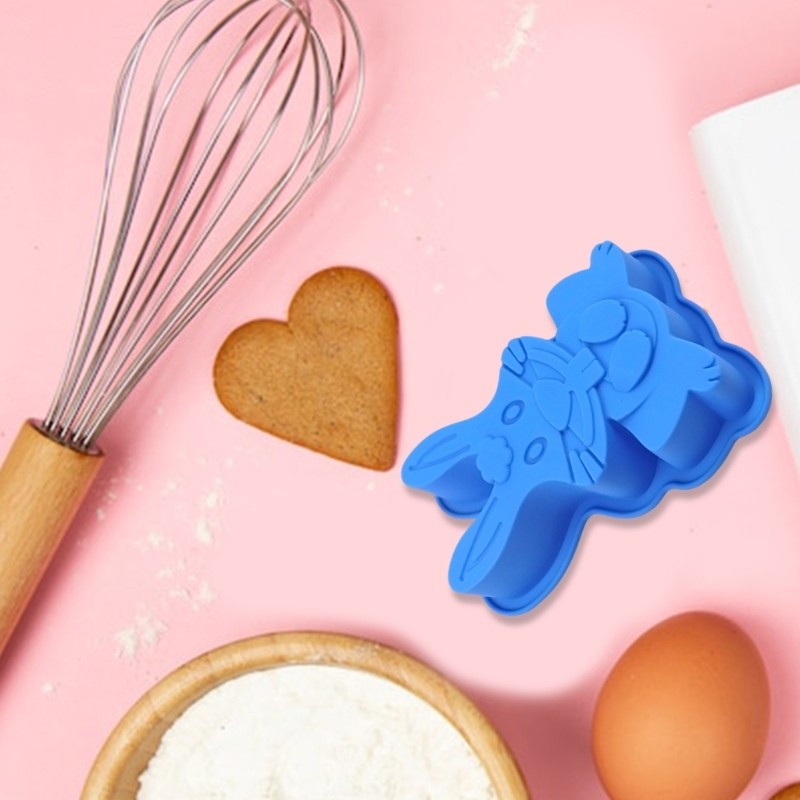 Creative Rabbit Shape Silicone Mold For Cupcakes Cookie Homemade Desserts gallery