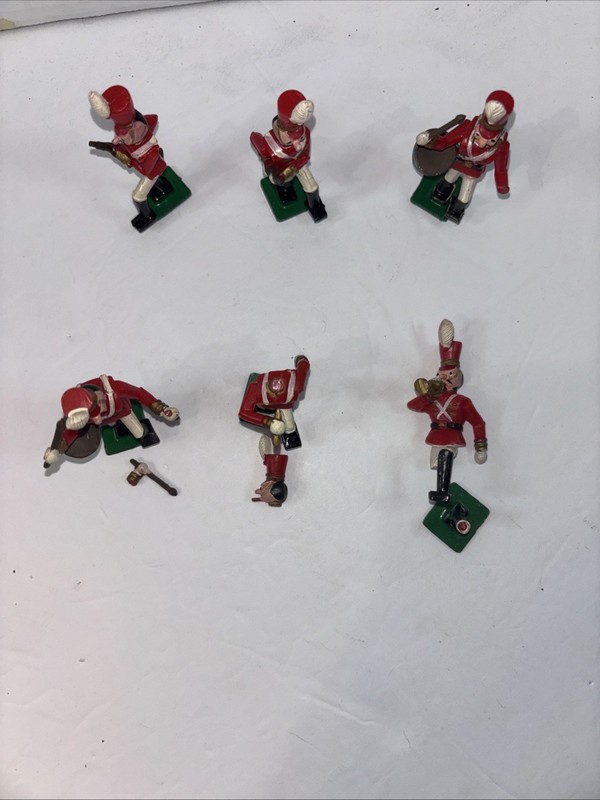 Vintage Wilton Marching Toy Soldier Band Cake Toppers Set 3 - 6 Hong Kong 709 gallery