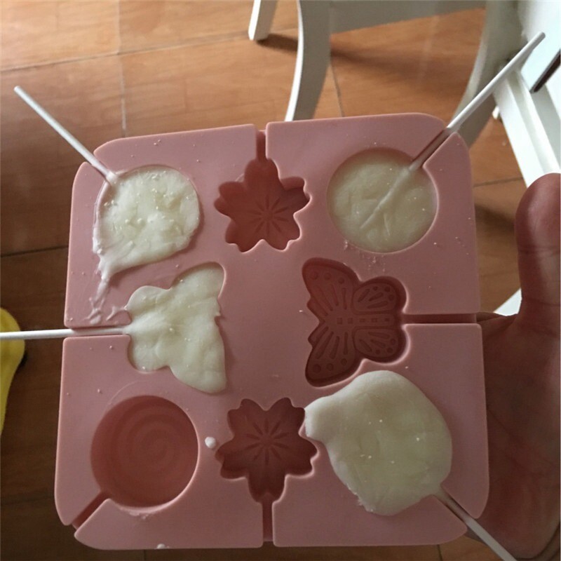 Silicone Lollipop Chocolate Mould Ice Cube Jelly Lolly Baking Mold Fun + Stick gallery