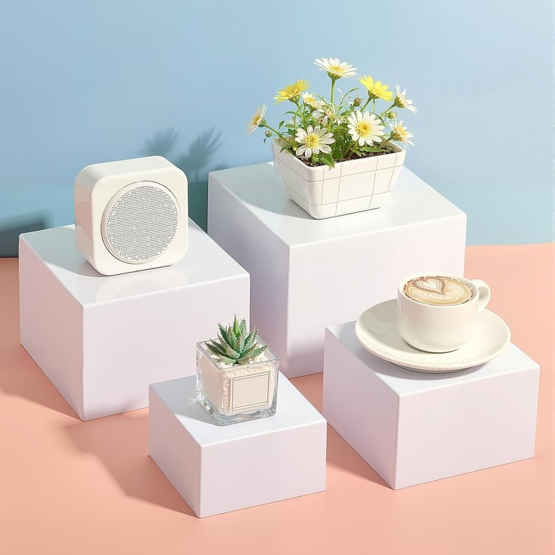 8Pcs Buffet Food Risers Buffet Risers Step 5" 6" 7" 8" 9" 10" 11" 12" Size gallery