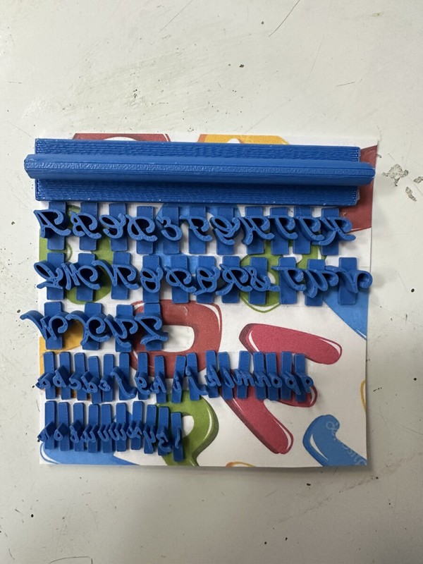 retrofunk alphabet for cookie cutter cookies