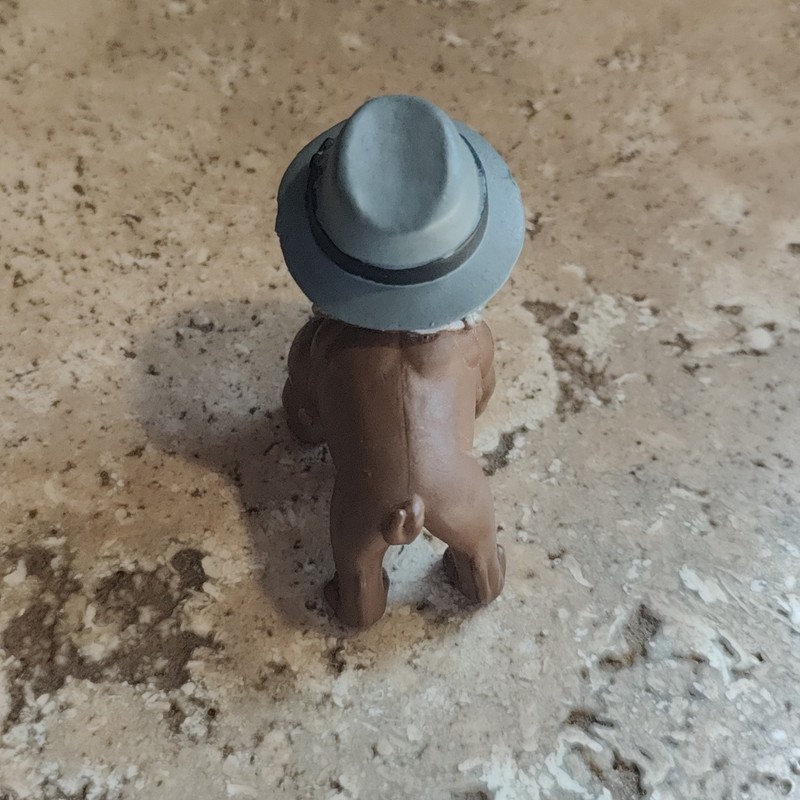 Vintage-Homies Hood Pups-Bulldog Brown Hood Hounds Dog 2" Mini Figurine gallery
