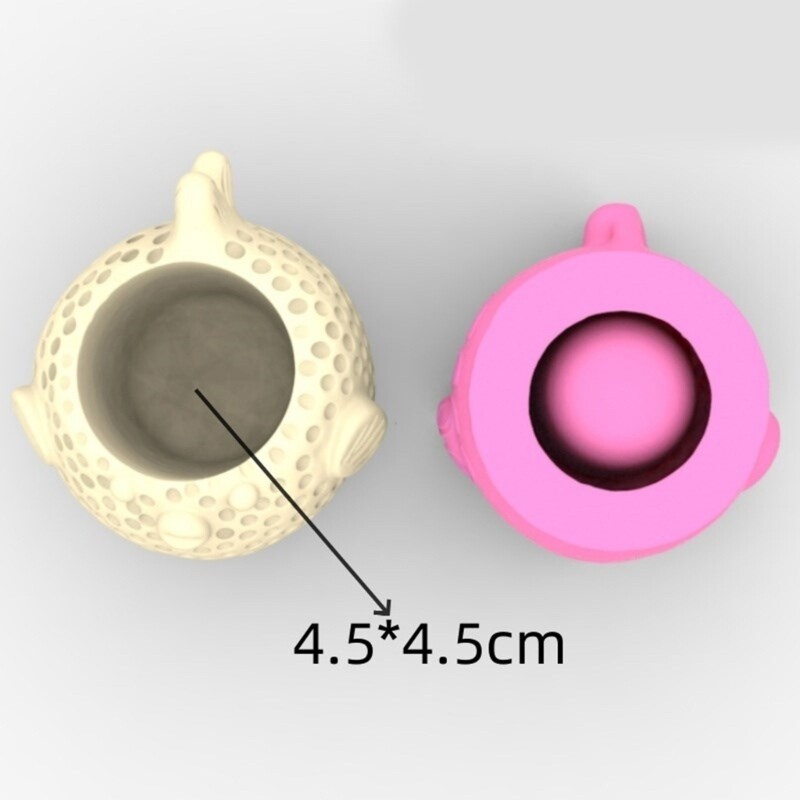 Pufferfish Shaped Vase Molds Holder Moulds for Planter Vase gallery