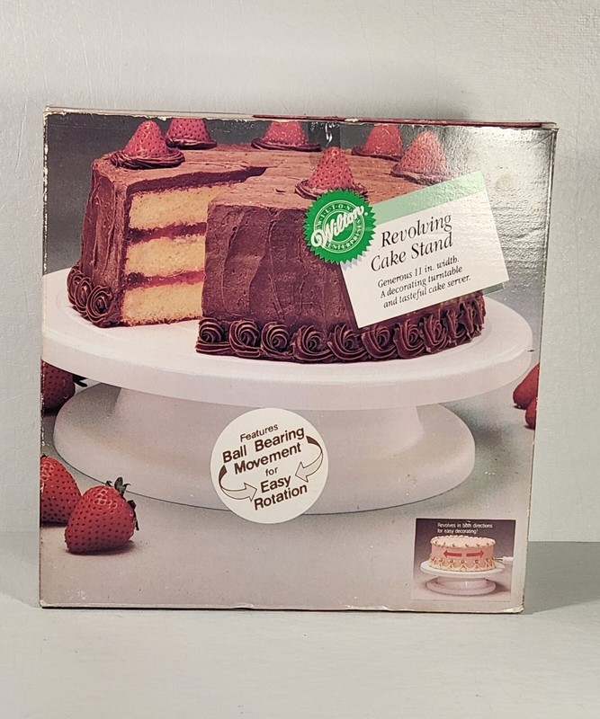 Wilton Revolving Cake Stand # 415-900 Ball Bearing Movement 11″ New in Box