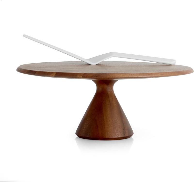 Quatro Cake Plate & Server | Elegant Dessert Stand for Any Occasion