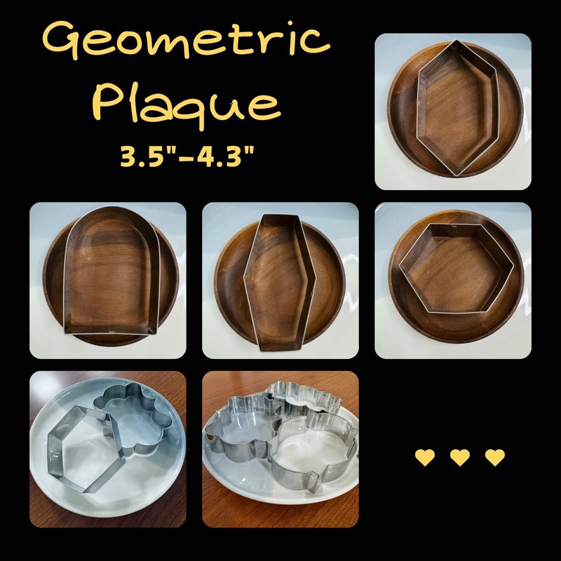 Large Plaque Cookie Cutter Set-10 Piece-4.0 Inch-Diswasher Safe-Frame Cookie ... gallery