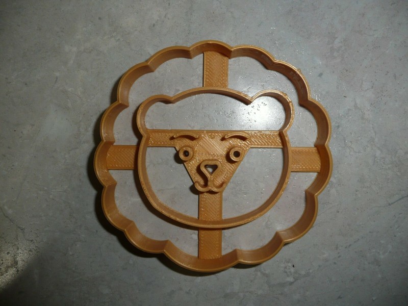 ZEBRA OUTLINE FACE HEAD ZOO ANIMAL SAFARI BLACK WHITE COOKIE CUTTER USA PR2623 gallery