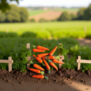 30 Pcs Miniature Carrots Simulat Oran Mini Vetable Resin Carrot gallery