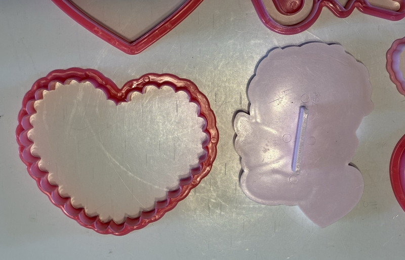 9 Valentine's Day Cookie Plastic Cutters - 9 Designs & Sizes gallery