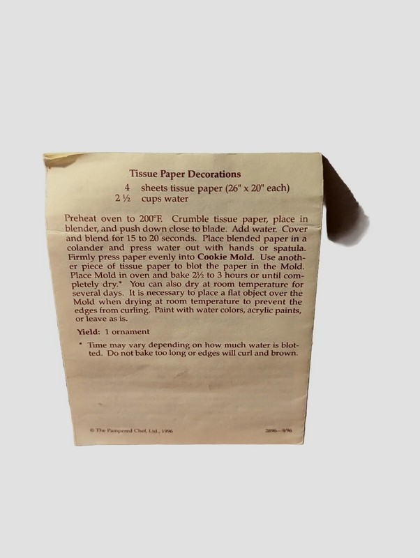 Pampered Chef Clay Stoneware Cookie Mold-Gardens Of The Heart (1996) Butterflies gallery