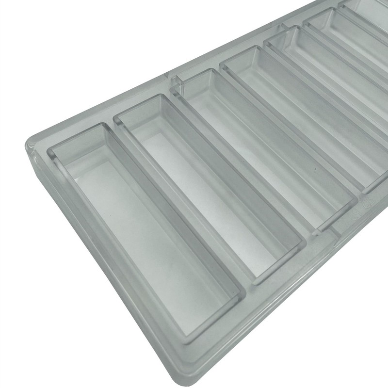 Goldbaking 7 Cavity Chocolate Bar Mold Polycarbonate gallery