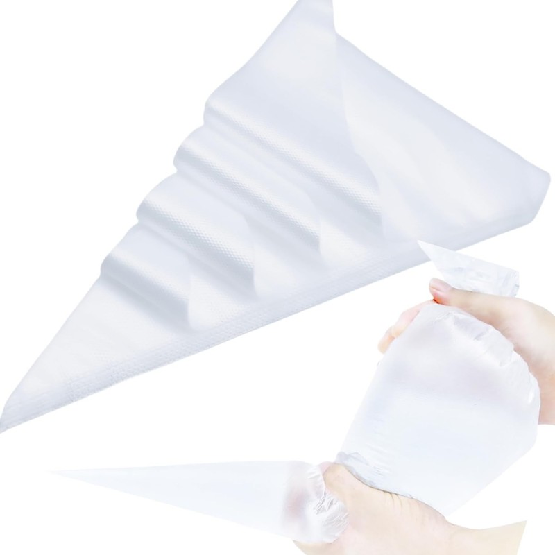 XXL 24 Inch Disposable Piping Bags 100 Pack – Extra Large Pastry Bag, Thick