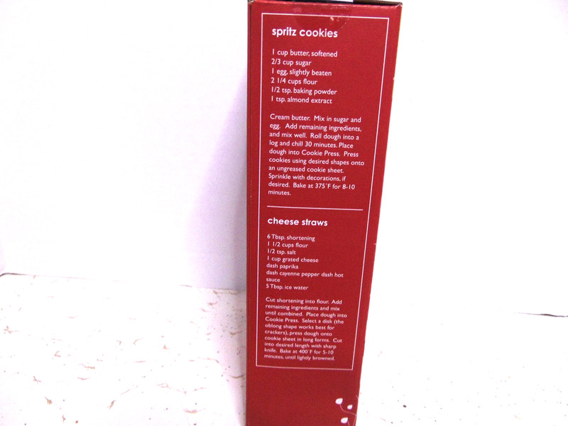 New- Nordic Ware International Spritz Cookie Press Set 12 Shapes -Sealed! gallery