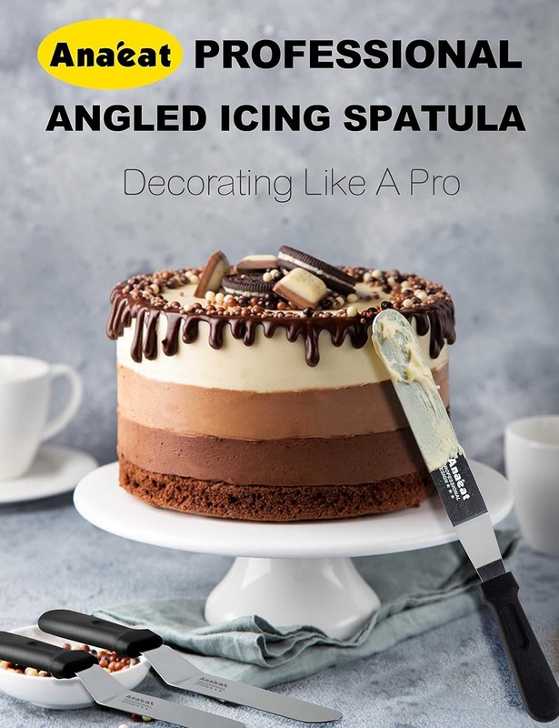 Icing Spatula Set 7 Pieces Stainless Steel Cake Decorating Tools Professional gallery