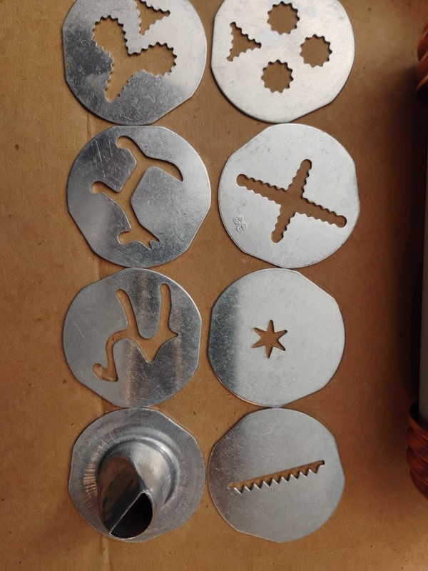Cookie - Cake - Pastry Press w/Discs & Pastry Tip Vintage Mirro Aluminum gallery