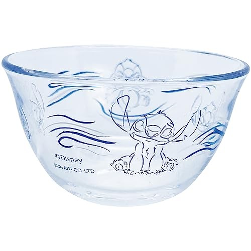 Sun Art Disney Lilo & Stitch Glass Somen Noodle Soba Choko (Soba Choko) Stitch
