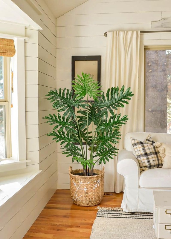 Hollyone Artificial Tree Philodendron Plant 5Ft Tall Faux Monstera Indoor Trees gallery