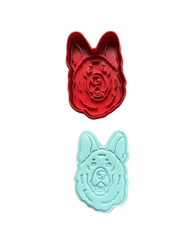 Dog Breeds Cookie Cutter Stamp Basset Beagele Blood Hound Colie German Shepard M gallery