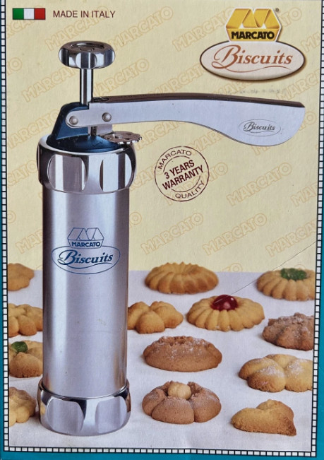 NEW Vintage Cookie Press Marcato Biscuits – Made In Italy (20/20 Cookie Discs)