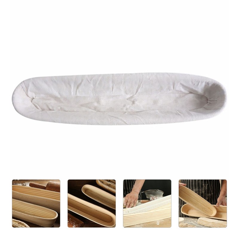 1Pc Dough Bread Proofing Proving Rattan Basket Bread Fermentation Basket gallery