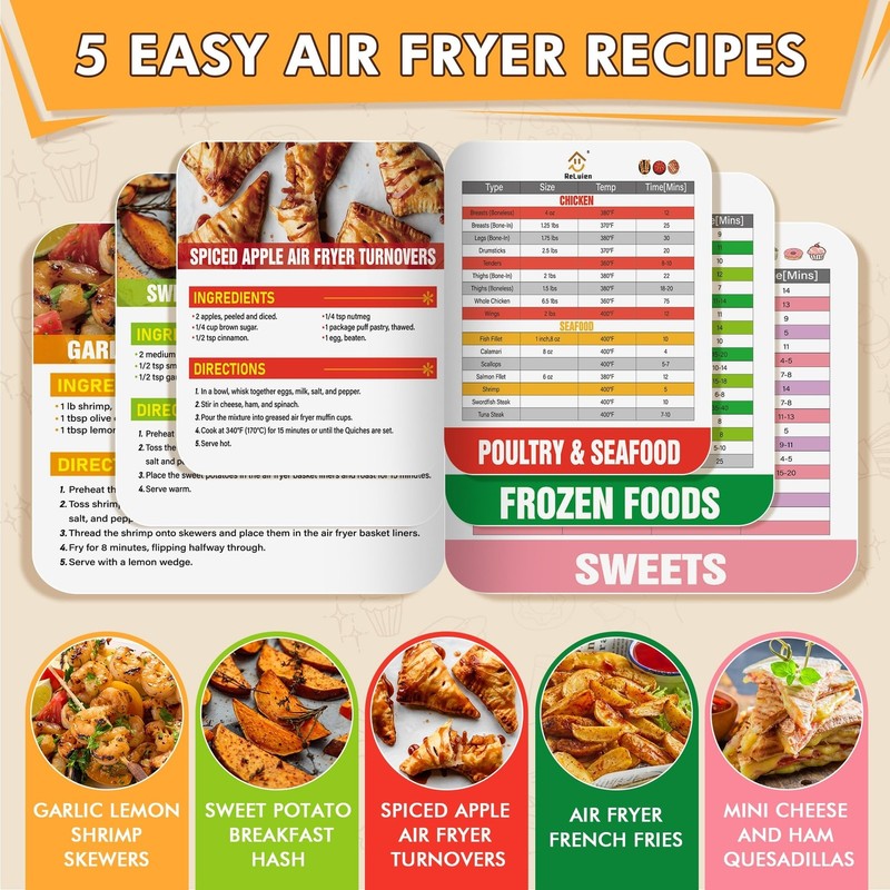 Air Fryer Liners Disposable,125Pcs 8Inch Airfryer Liners with Air Fryer Cheat... gallery