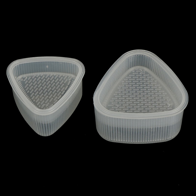 2Pcs Transparent Practical Kitchen Bento Decorating Sushi Onigiri Mold-dx gallery