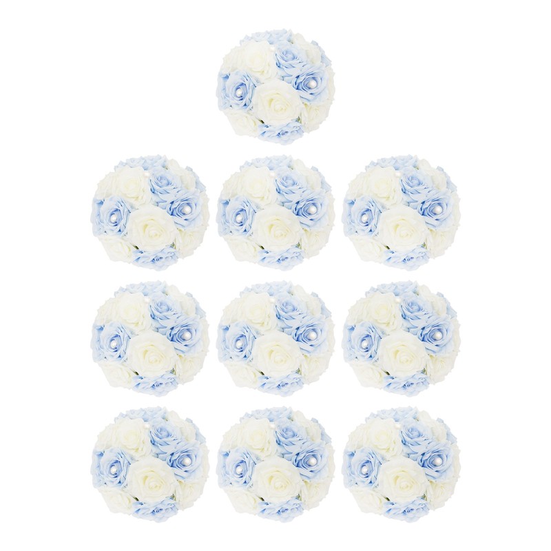 24*24cm Artificial Rose Flower Ball, Bouquet Wedding Handmade Flower Balls gallery