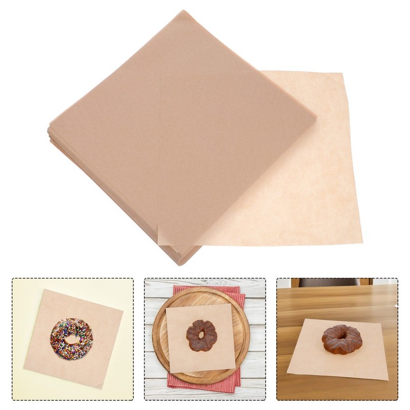 500Pcs Greaseproof Baking Paper Sheets Nonstick Oven Liner for Home Baking Use