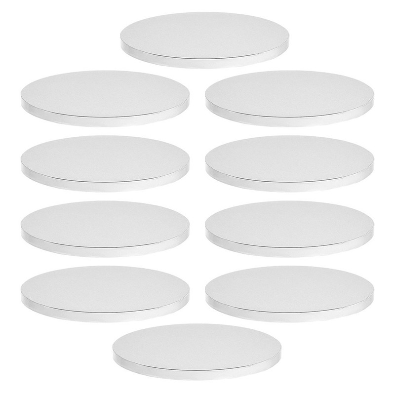 10 Pcs Cake Corrugated Board Mini Circle Boards Birthday Base Cardboard gallery