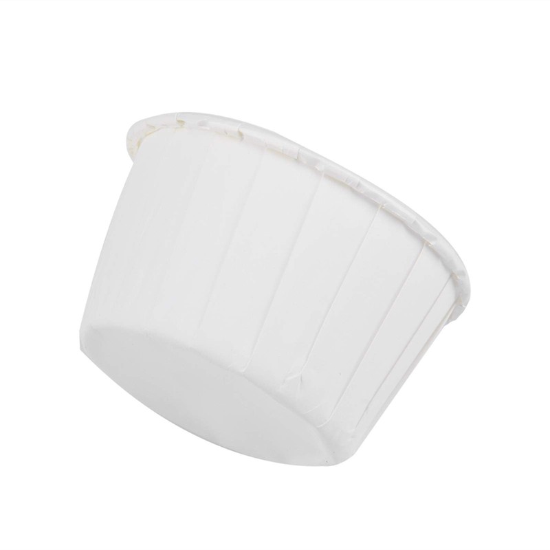 100 PCS White Mini Cupcake Liners Round Paper Cake Baking Cups Muffin Case gallery